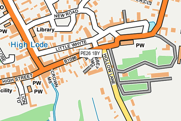 PE26 1BY map - OS OpenMap – Local (Ordnance Survey) PE26 1BY map - OS OpenMap – Local (Ordnance Survey)