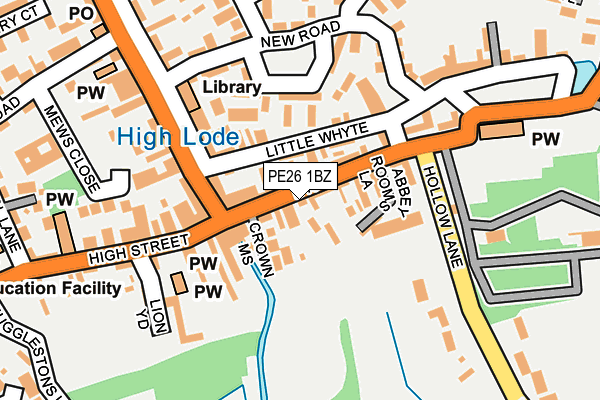 PE26 1BZ map - OS OpenMap – Local (Ordnance Survey) PE26 1BZ map - OS OpenMap – Local (Ordnance Survey)