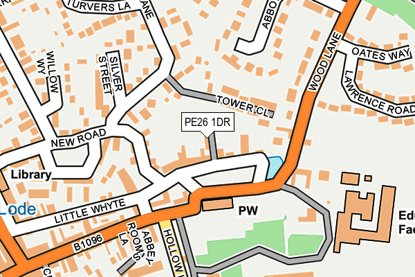 PE26 1DR map - OS OpenMap – Local (Ordnance Survey) PE26 1DR map - OS OpenMap – Local (Ordnance Survey)