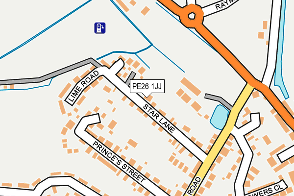 PE26 1JJ map - OS OpenMap – Local (Ordnance Survey) PE26 1JJ map - OS OpenMap – Local (Ordnance Survey)