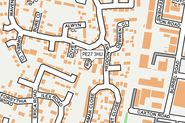 PE27 3HU map - OS OpenMap – Local (Ordnance Survey) PE27 3HU map - OS OpenMap – Local (Ordnance Survey)