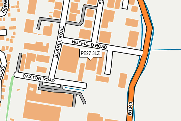 PE27 3LZ map - OS OpenMap – Local (Ordnance Survey) PE27 3LZ map - OS OpenMap – Local (Ordnance Survey)