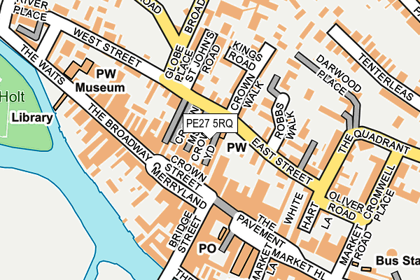 PE27 5RQ map - OS OpenMap – Local (Ordnance Survey) PE27 5RQ map - OS OpenMap – Local (Ordnance Survey)