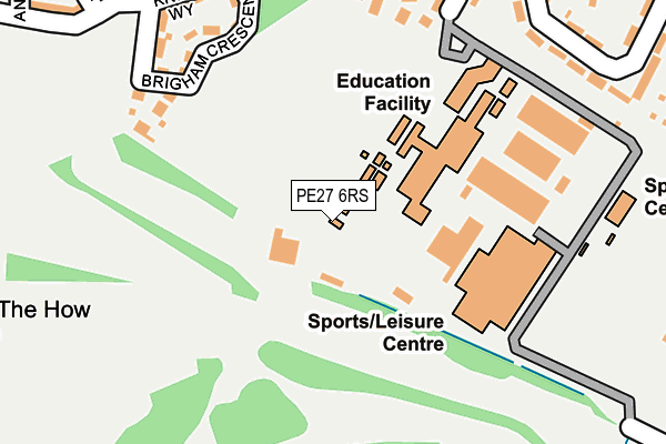 PE27 6RS map - OS OpenMap – Local (Ordnance Survey) PE27 6RS map - OS OpenMap – Local (Ordnance Survey)