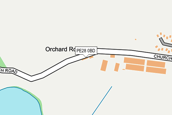 PE28 0BD map - OS OpenMap – Local (Ordnance Survey) PE28 0BD map - OS OpenMap – Local (Ordnance Survey)