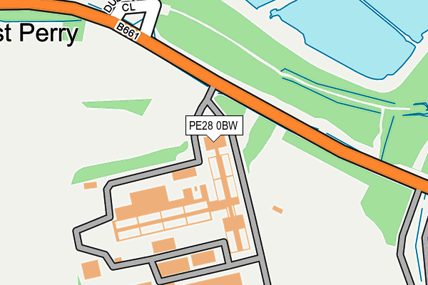 PE28 0BW map - OS OpenMap – Local (Ordnance Survey) PE28 0BW map - OS OpenMap – Local (Ordnance Survey)