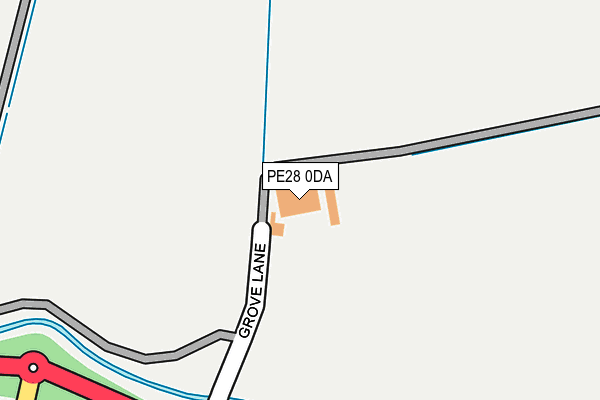 PE28 0DA map - OS OpenMap – Local (Ordnance Survey) PE28 0DA map - OS OpenMap – Local (Ordnance Survey)