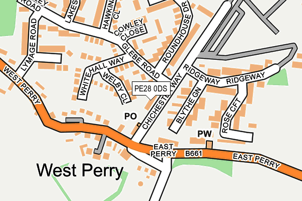 PE28 0DS map - OS OpenMap – Local (Ordnance Survey) PE28 0DS map - OS OpenMap – Local (Ordnance Survey)