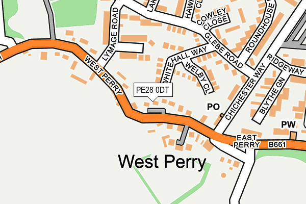 PE28 0DT map - OS OpenMap – Local (Ordnance Survey) PE28 0DT map - OS OpenMap – Local (Ordnance Survey)
