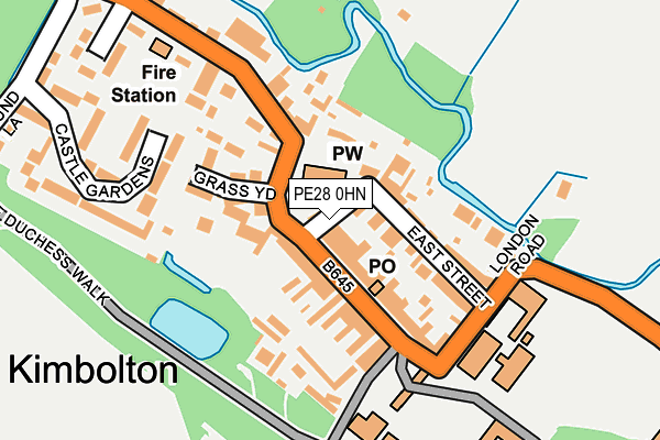 PE28 0HN map - OS OpenMap – Local (Ordnance Survey)