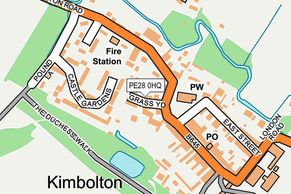 PE28 0HQ map - OS OpenMap – Local (Ordnance Survey) PE28 0HQ map - OS OpenMap – Local (Ordnance Survey)