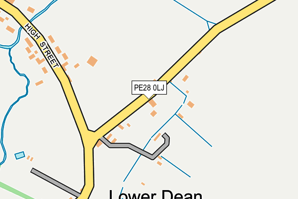 PE28 0LJ map - OS OpenMap – Local (Ordnance Survey) PE28 0LJ map - OS OpenMap – Local (Ordnance Survey)