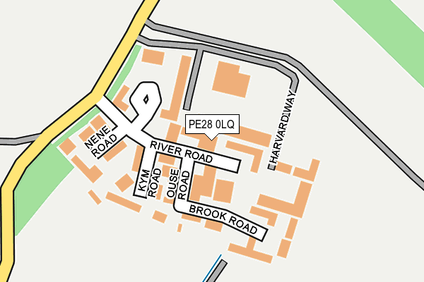 PE28 0LQ map - OS OpenMap – Local (Ordnance Survey) PE28 0LQ map - OS OpenMap – Local (Ordnance Survey)