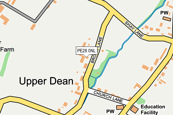 PE28 0NL map - OS OpenMap – Local (Ordnance Survey) PE28 0NL map - OS OpenMap – Local (Ordnance Survey)