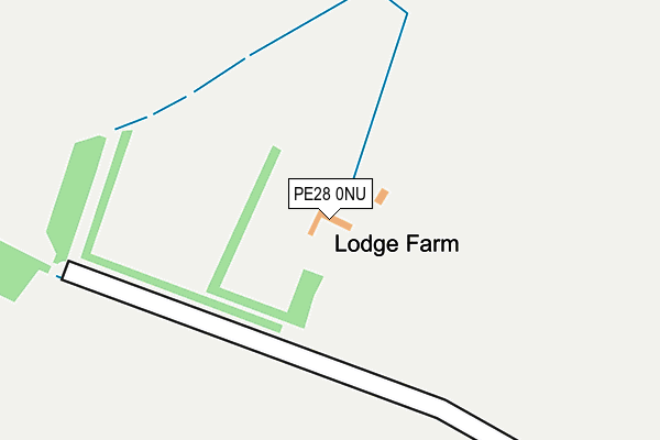 PE28 0NU map - OS OpenMap – Local (Ordnance Survey) PE28 0NU map - OS OpenMap – Local (Ordnance Survey)