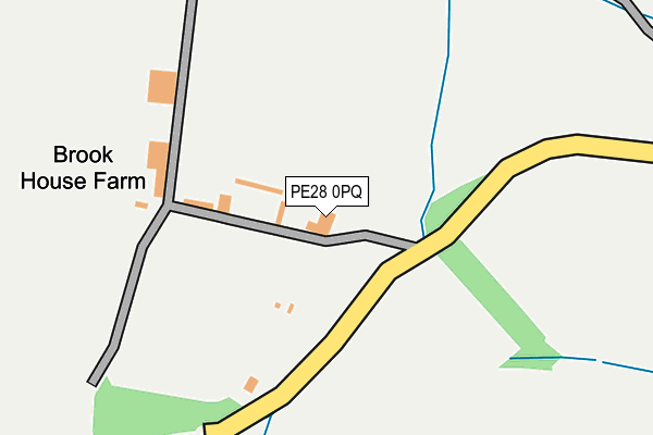 PE28 0PQ map - OS OpenMap – Local (Ordnance Survey) PE28 0PQ map - OS OpenMap – Local (Ordnance Survey)