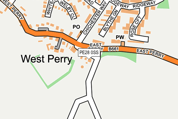PE28 0SS map - OS OpenMap – Local (Ordnance Survey) PE28 0SS map - OS OpenMap – Local (Ordnance Survey)