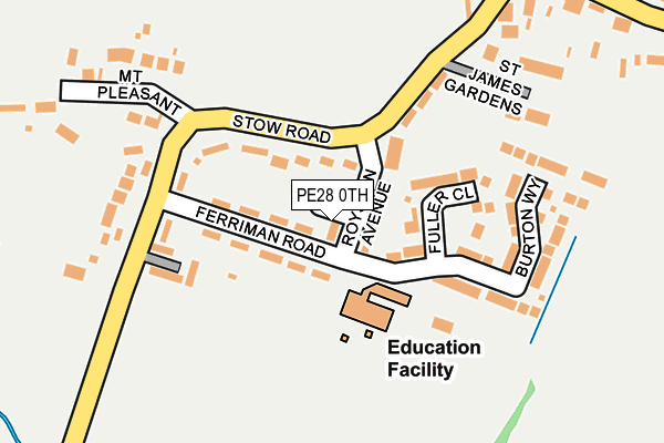 PE28 0TH map - OS OpenMap – Local (Ordnance Survey) PE28 0TH map - OS OpenMap – Local (Ordnance Survey)