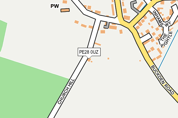 PE28 0UZ map - OS OpenMap – Local (Ordnance Survey) PE28 0UZ map - OS OpenMap – Local (Ordnance Survey)