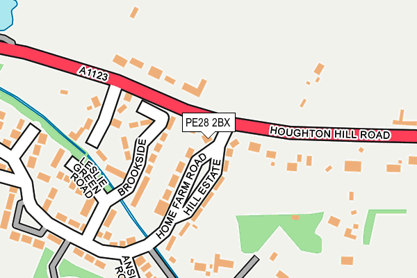 PE28 2BX map - OS OpenMap – Local (Ordnance Survey) PE28 2BX map - OS OpenMap – Local (Ordnance Survey)