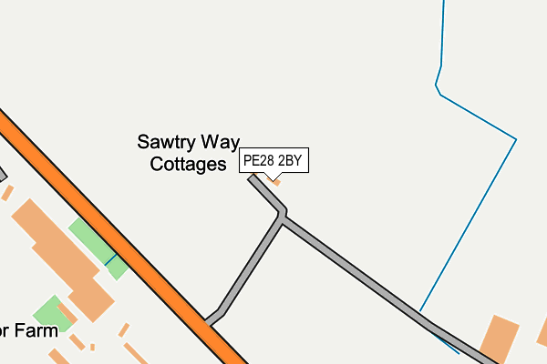 PE28 2BY map - OS OpenMap – Local (Ordnance Survey) PE28 2BY map - OS OpenMap – Local (Ordnance Survey)