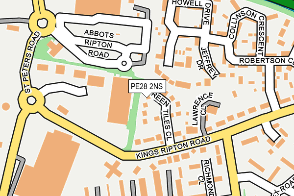 PE28 2NS map - OS OpenMap – Local (Ordnance Survey) PE28 2NS map - OS OpenMap – Local (Ordnance Survey)
