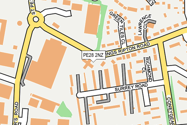 PE28 2NZ map - OS OpenMap – Local (Ordnance Survey) PE28 2NZ map - OS OpenMap – Local (Ordnance Survey)