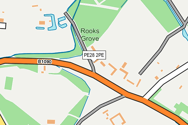 PE28 2PE map - OS OpenMap – Local (Ordnance Survey) PE28 2PE map - OS OpenMap – Local (Ordnance Survey)