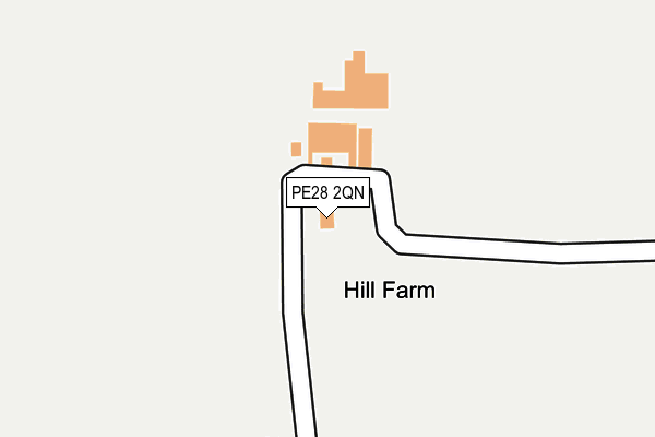 PE28 2QN map - OS OpenMap – Local (Ordnance Survey) PE28 2QN map - OS OpenMap – Local (Ordnance Survey)