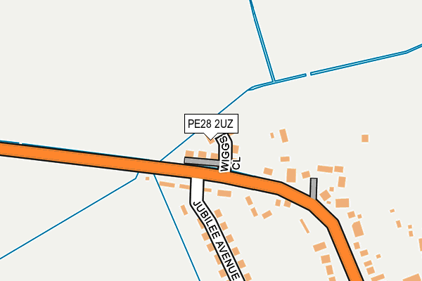 PE28 2UZ map - OS OpenMap – Local (Ordnance Survey) PE28 2UZ map - OS OpenMap – Local (Ordnance Survey)