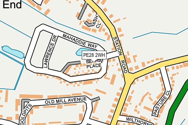 PE28 2WH map - OS OpenMap – Local (Ordnance Survey) PE28 2WH map - OS OpenMap – Local (Ordnance Survey)