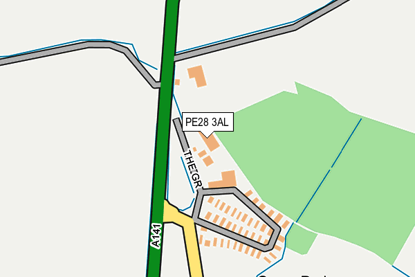 PE28 3AL map - OS OpenMap – Local (Ordnance Survey) PE28 3AL map - OS OpenMap – Local (Ordnance Survey)