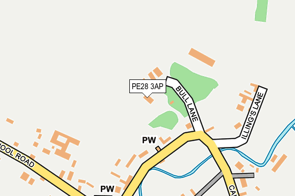PE28 3AP map - OS OpenMap – Local (Ordnance Survey) PE28 3AP map - OS OpenMap – Local (Ordnance Survey)