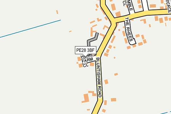 PE28 3BF map - OS OpenMap – Local (Ordnance Survey) PE28 3BF map - OS OpenMap – Local (Ordnance Survey)