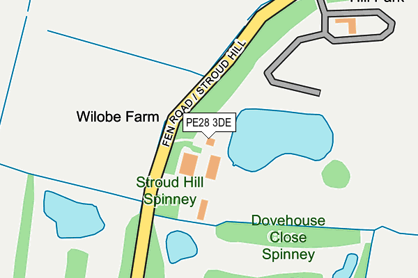 PE28 3DE map - OS OpenMap – Local (Ordnance Survey) PE28 3DE map - OS OpenMap – Local (Ordnance Survey)