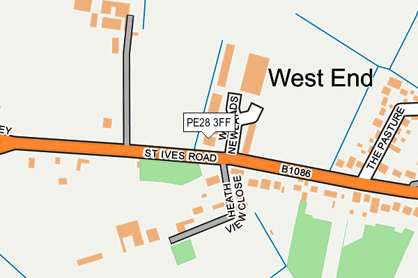 PE28 3FF map - OS OpenMap – Local (Ordnance Survey) PE28 3FF map - OS OpenMap – Local (Ordnance Survey)