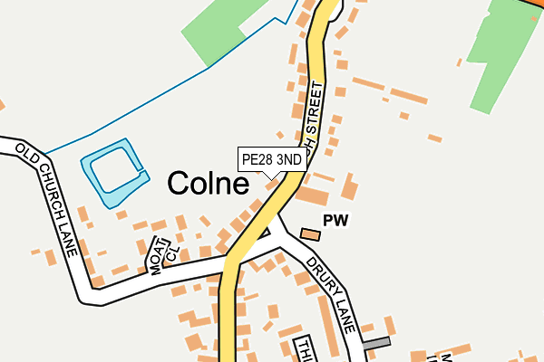 PE28 3ND map - OS OpenMap – Local (Ordnance Survey) PE28 3ND map - OS OpenMap – Local (Ordnance Survey)