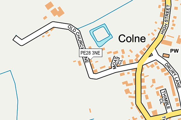 PE28 3NE map - OS OpenMap – Local (Ordnance Survey) PE28 3NE map - OS OpenMap – Local (Ordnance Survey)