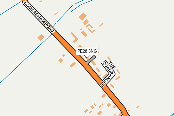 PE28 3NG map - OS OpenMap – Local (Ordnance Survey) PE28 3NG map - OS OpenMap – Local (Ordnance Survey)
