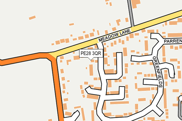 PE28 3QR map - OS OpenMap – Local (Ordnance Survey) PE28 3QR map - OS OpenMap – Local (Ordnance Survey)