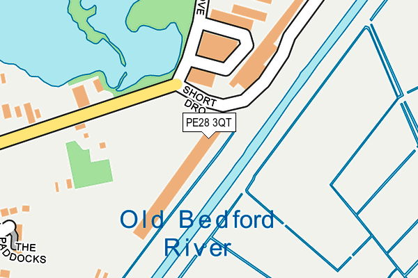 PE28 3QT map - OS OpenMap – Local (Ordnance Survey) PE28 3QT map - OS OpenMap – Local (Ordnance Survey)