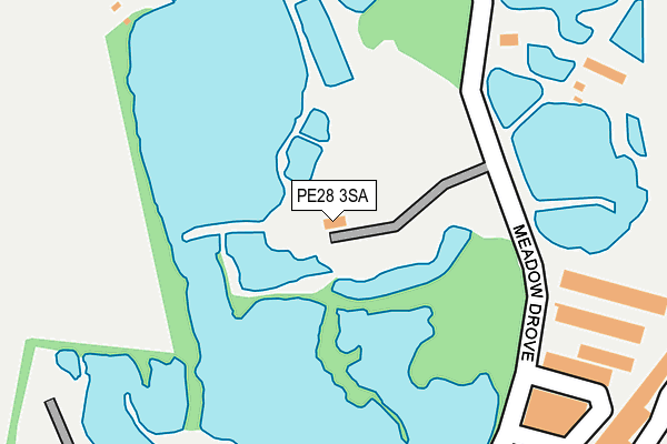PE28 3SA map - OS OpenMap – Local (Ordnance Survey) PE28 3SA map - OS OpenMap – Local (Ordnance Survey)