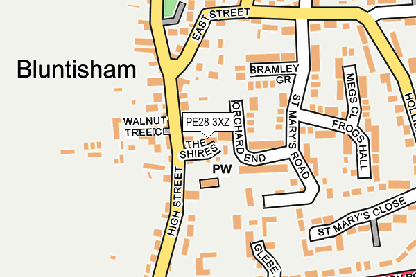 PE28 3XZ map - OS OpenMap – Local (Ordnance Survey) PE28 3XZ map - OS OpenMap – Local (Ordnance Survey)