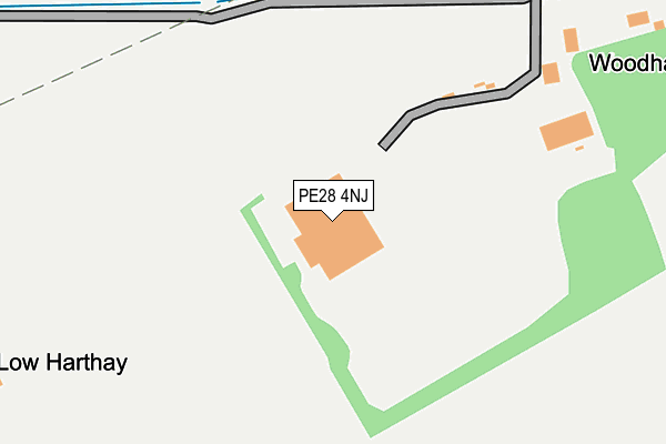PE28 4NJ map - OS OpenMap – Local (Ordnance Survey) PE28 4NJ map - OS OpenMap – Local (Ordnance Survey)