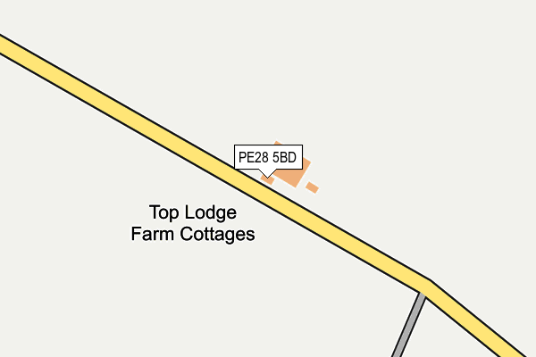PE28 5BD map - OS OpenMap – Local (Ordnance Survey) PE28 5BD map - OS OpenMap – Local (Ordnance Survey)