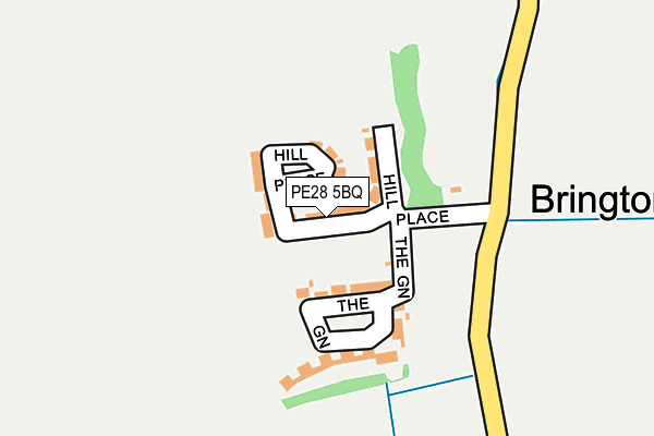 PE28 5BQ map - OS OpenMap – Local (Ordnance Survey) PE28 5BQ map - OS OpenMap – Local (Ordnance Survey)