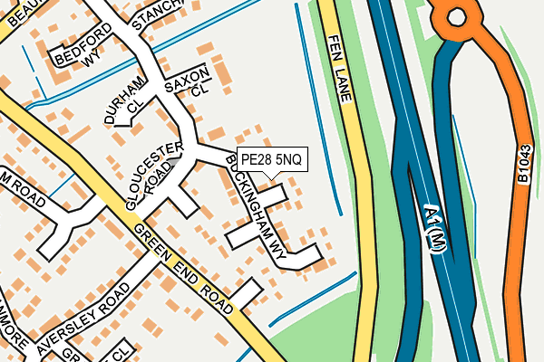 PE28 5NQ map - OS OpenMap – Local (Ordnance Survey) PE28 5NQ map - OS OpenMap – Local (Ordnance Survey)