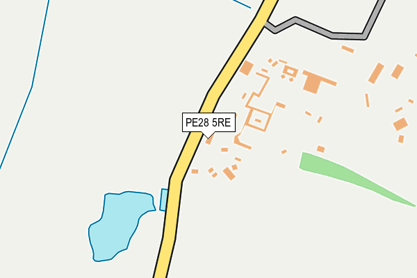 PE28 5RE map - OS OpenMap – Local (Ordnance Survey) PE28 5RE map - OS OpenMap – Local (Ordnance Survey)