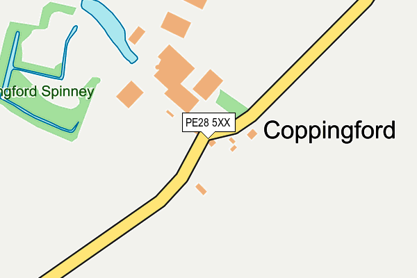PE28 5XX map - OS OpenMap – Local (Ordnance Survey) PE28 5XX map - OS OpenMap – Local (Ordnance Survey)