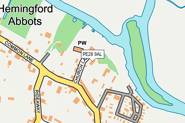 PE28 9AL map - OS OpenMap – Local (Ordnance Survey) PE28 9AL map - OS OpenMap – Local (Ordnance Survey)
